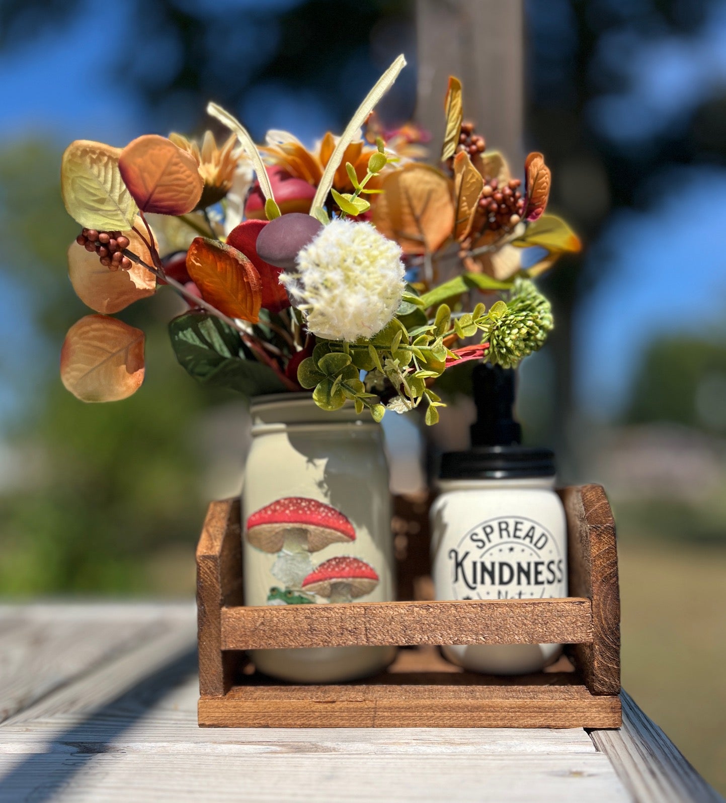 Decorative Wood Caddy