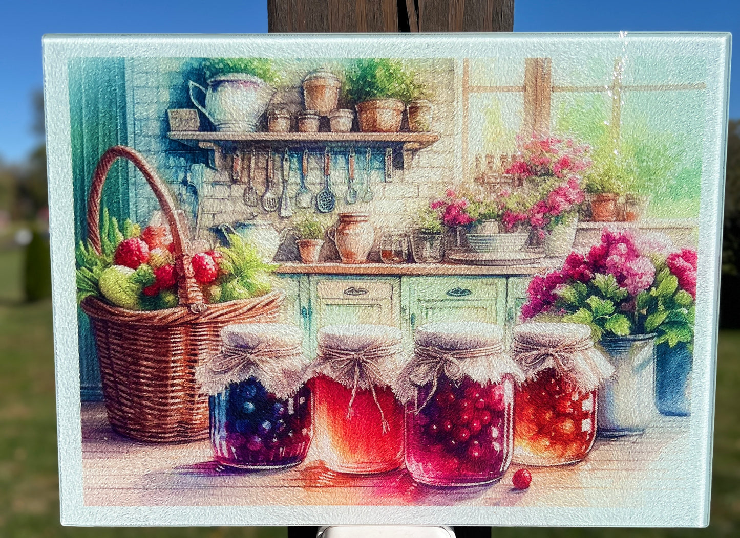 Large Glass Cutting Boards (11" by 15")