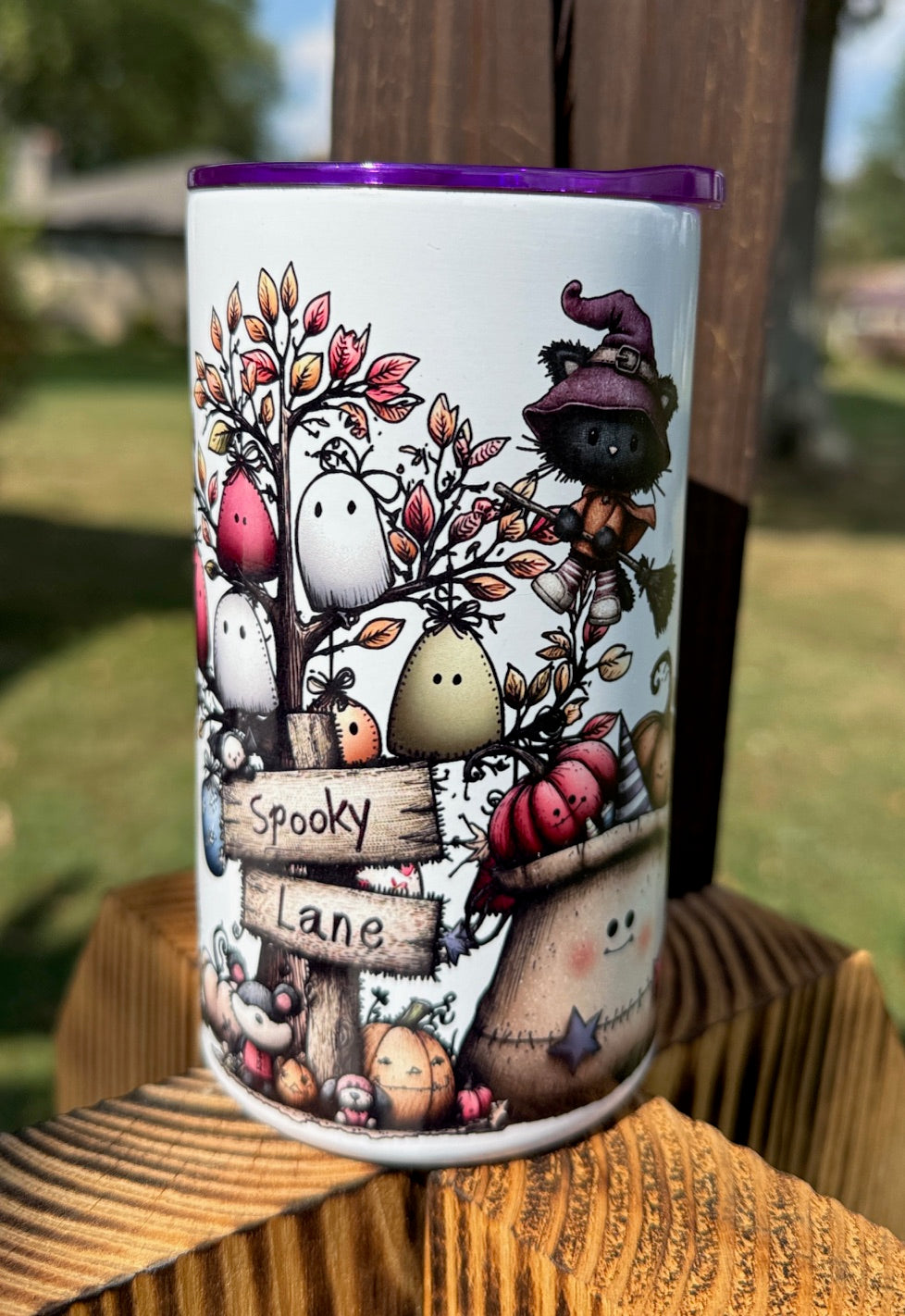 12 oz. Straight skinny tumbler with plastic straw