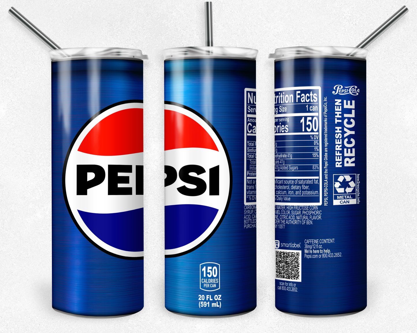 20 oz. Tumbler customized with your design