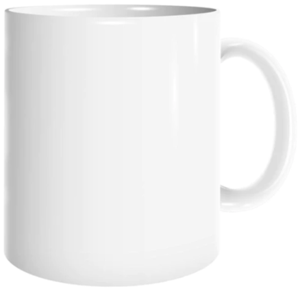 12 oz. Mug, white customized with your design (click on the mug for samples)