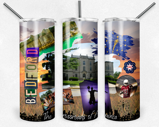 20 oz. Tumbler customized with your design - Your artwork, your message — printed in stunning detail
