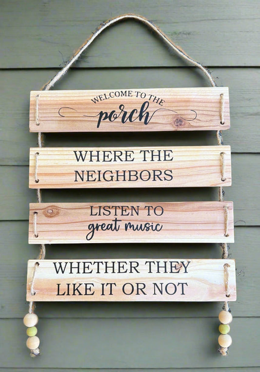 Custom Wooden Sign