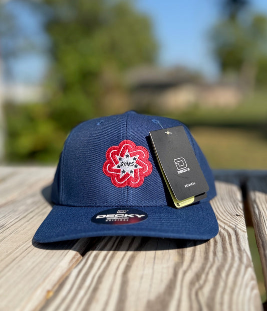 Decky Hat featuring a customized Embroidered Patch!