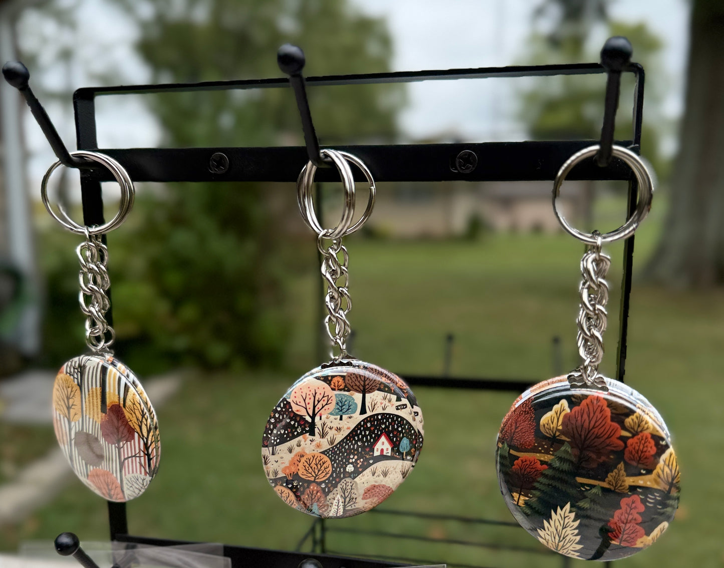 Button Keychains