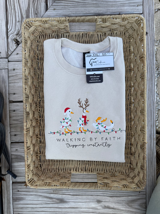 Walking by Faith Sweatshirt
