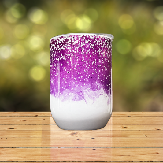 12 oz. Customized Wine Tumbler with your design (click on the tumbler for a sample)